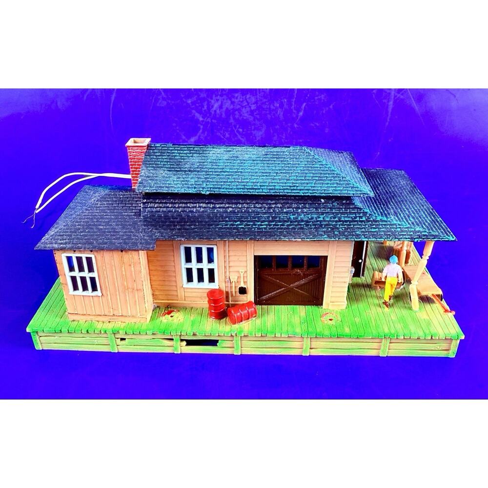 VTG TYCO 1975 Lighted Freight Station #906 HO Scale Model Railroading